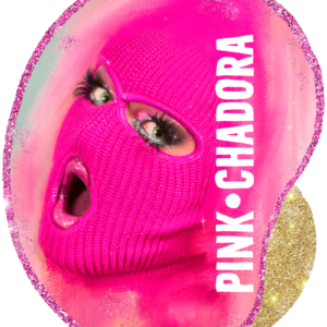 Sticker Máscara Rosa